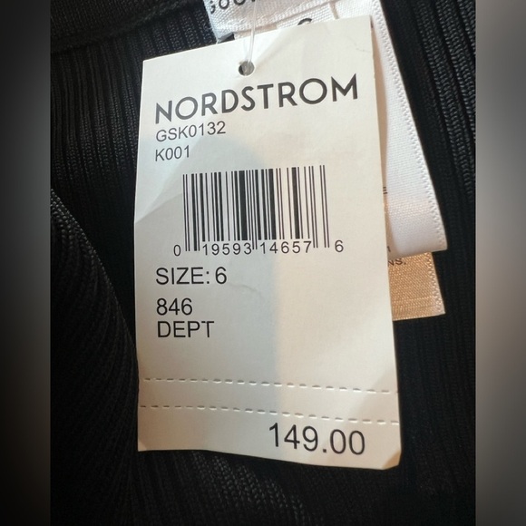 NWT Good American size 6 oversized black pants - Picture 3 of 7